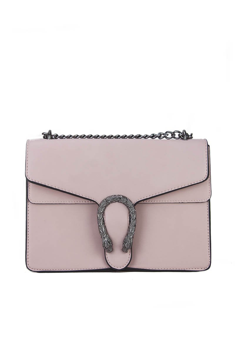 Avery Light Pink Statement Shoulder Bag