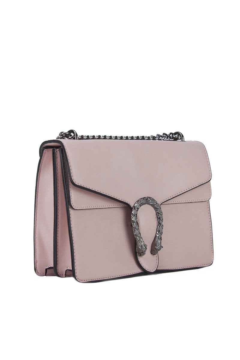 Avery Light Pink Statement Shoulder Bag