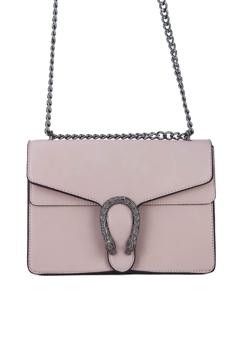 Avery Light Pink Statement Shoulder Bag