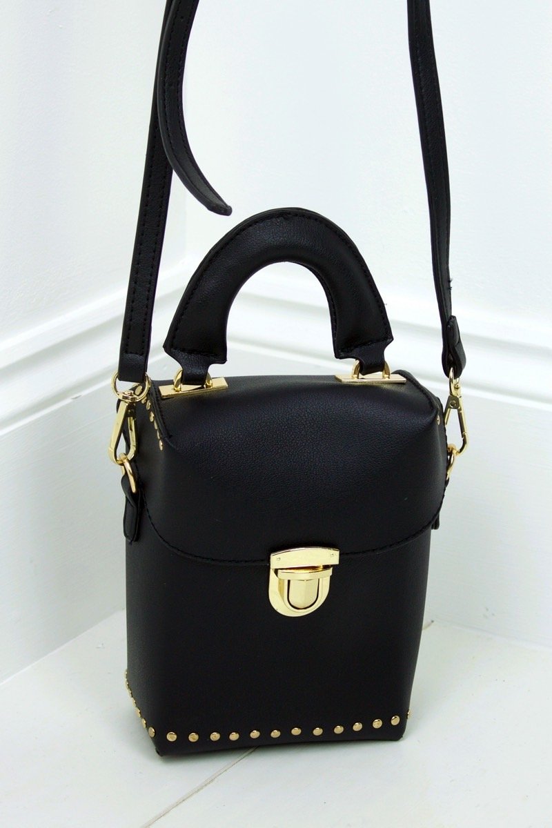 Bobbie Black Micro Box Bag