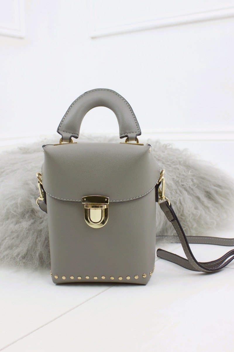 Bobbie Grey Micro Box Bag