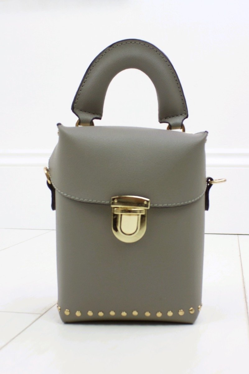 Bobbie Grey Micro Box Bag
