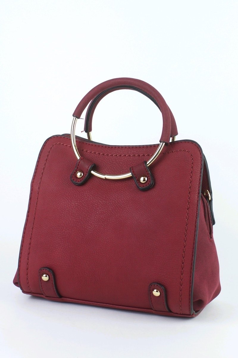 Carla Burgundy Shoulder Bag