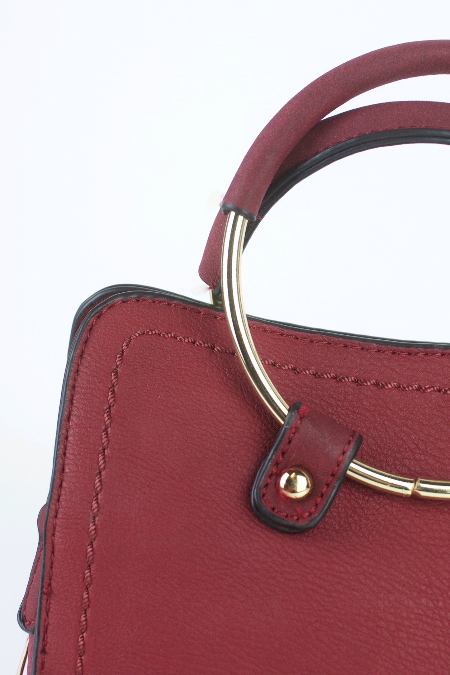 Carla Burgundy Shoulder Bag