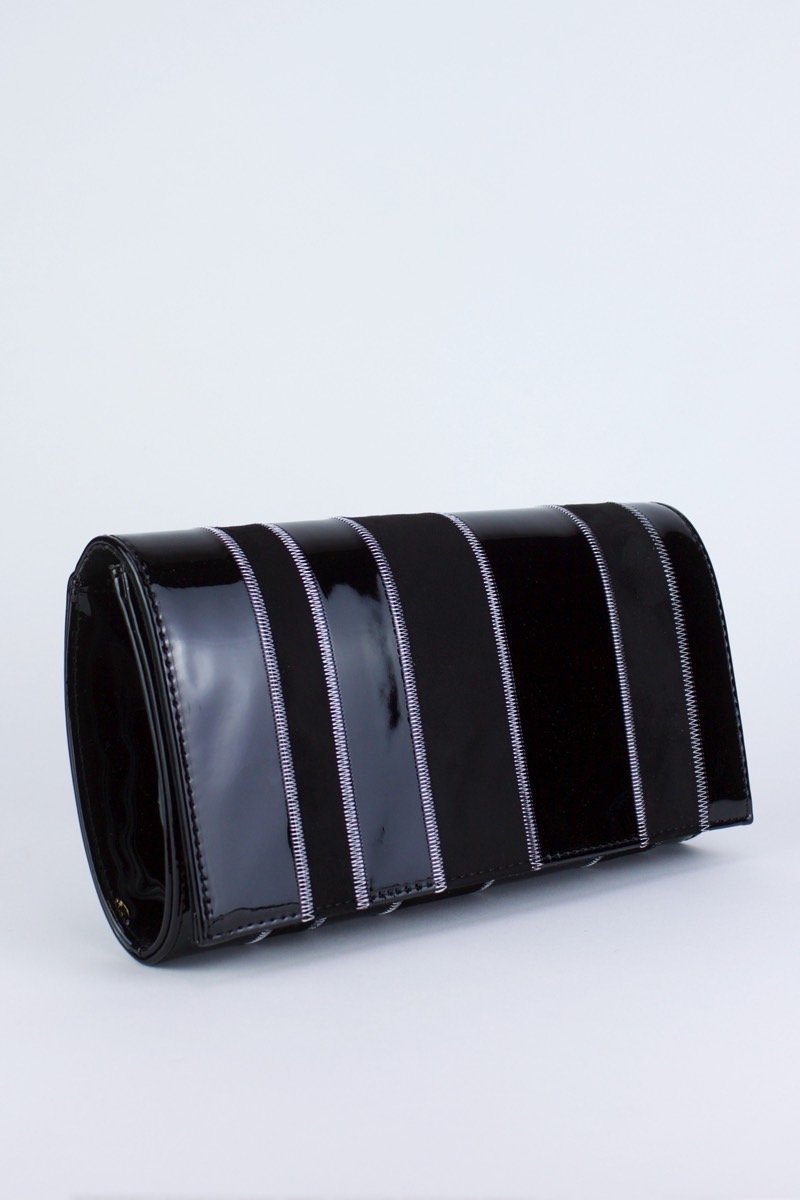 Ellie Black Clutch Bag