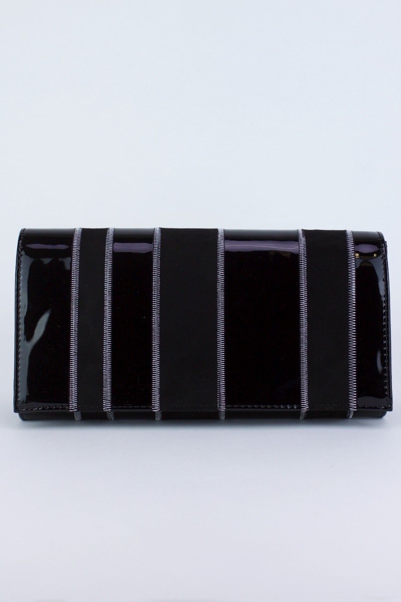 Ellie Black Clutch Bag