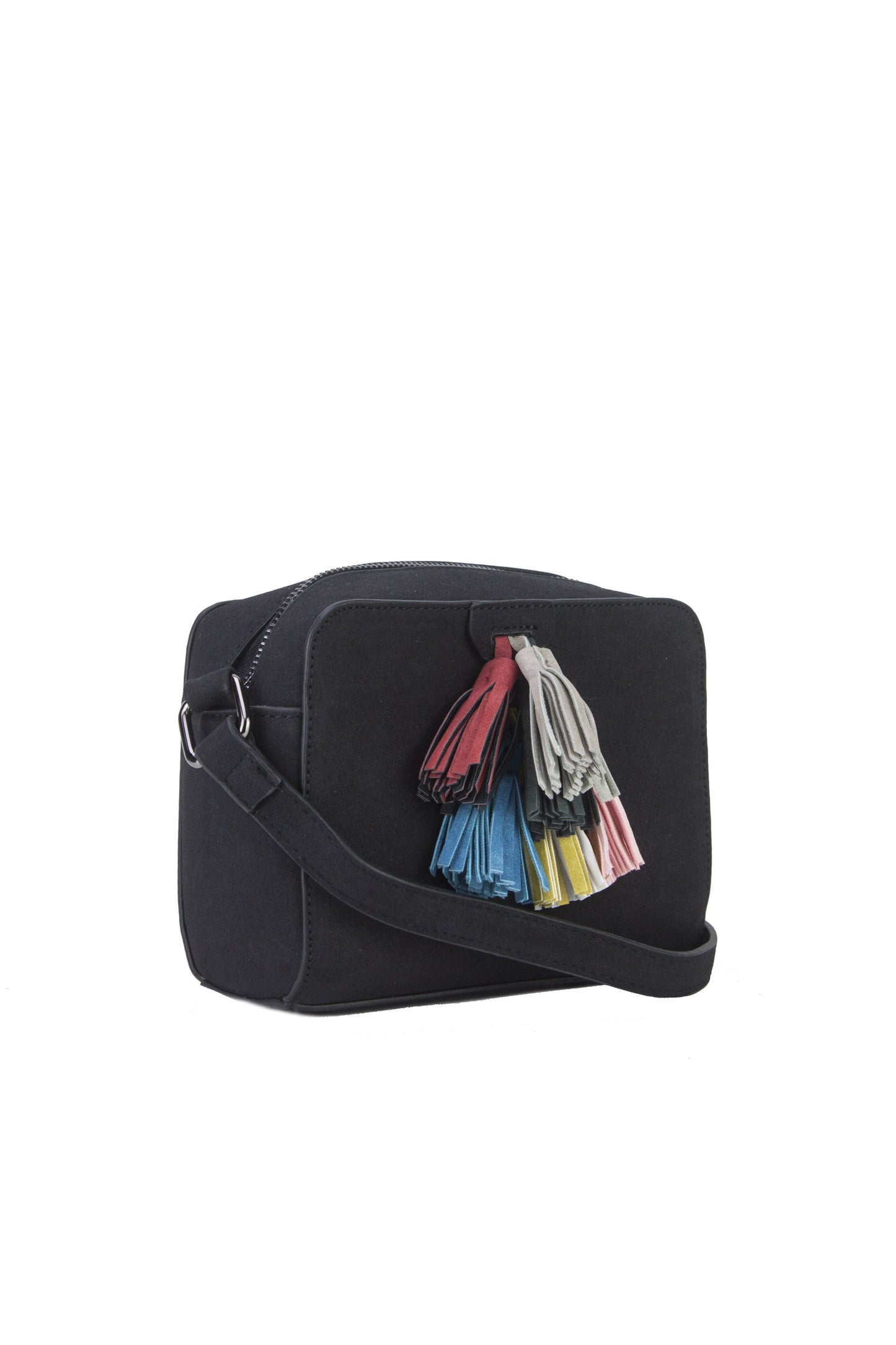 Hailey Black Tassel Shoulder Bag
