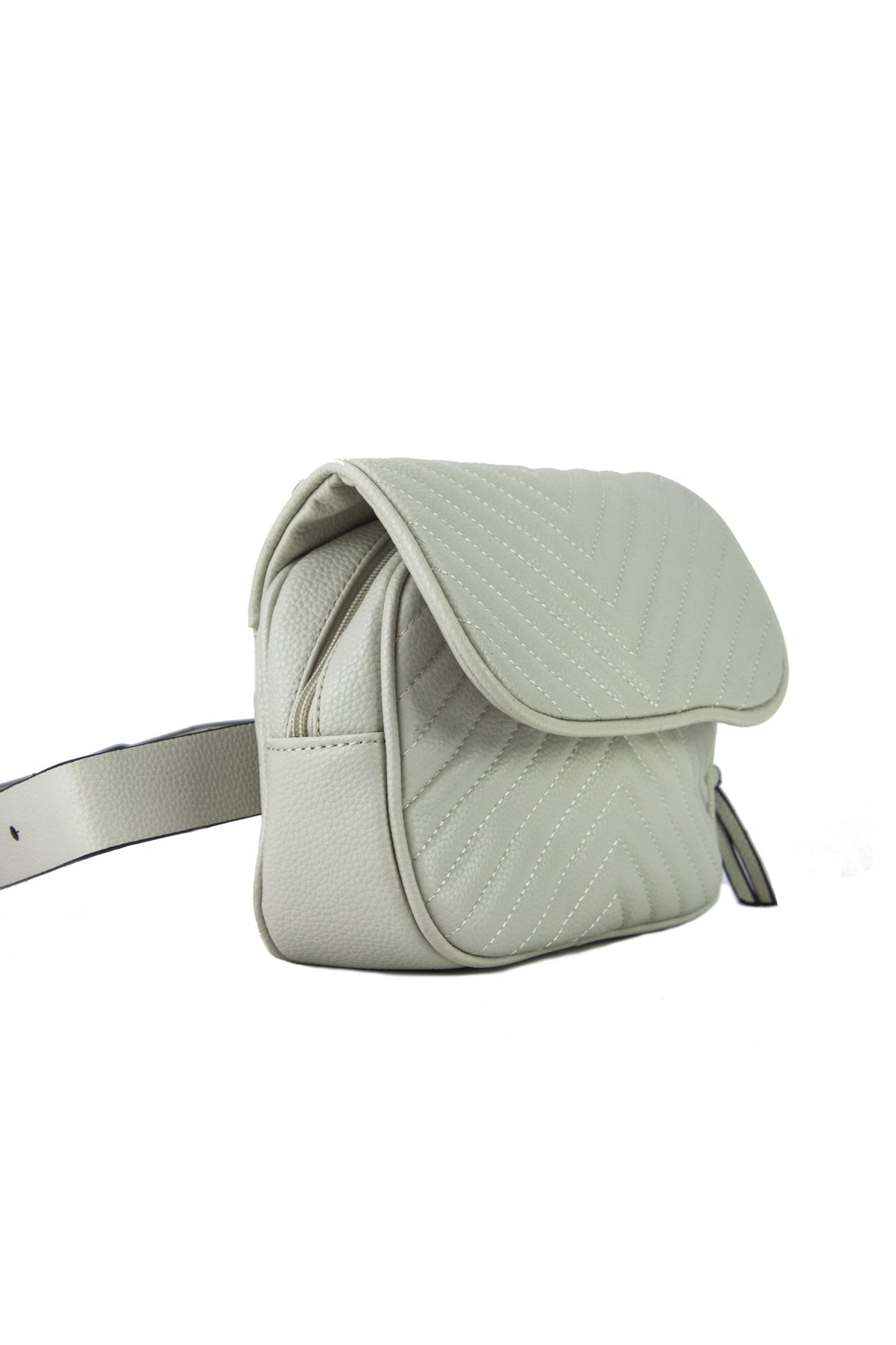 Jessica Beige Quilted Belt Bag