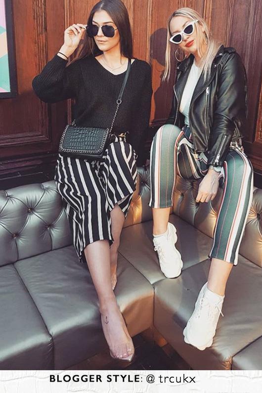 Kylie Black Faux Leather Crocodile Chain Bag