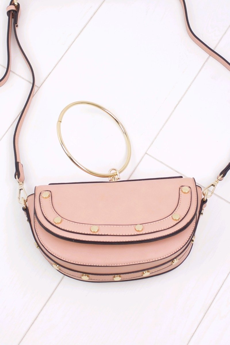 Lolita Pink Half Moon Bag