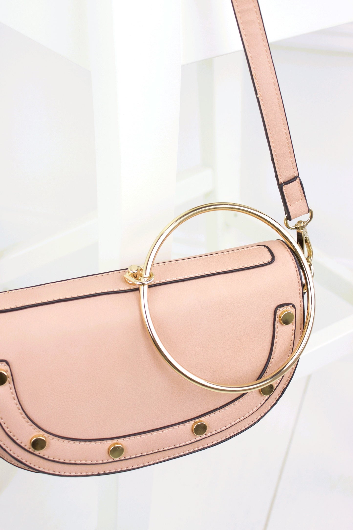 Lolita Pink Half Moon Bag