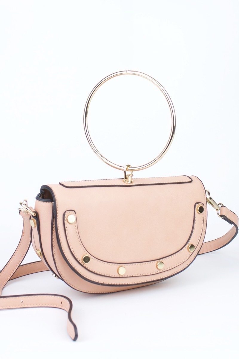 Lolita Pink Half Moon Bag