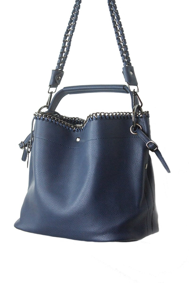 Maya Navy Tote Bag