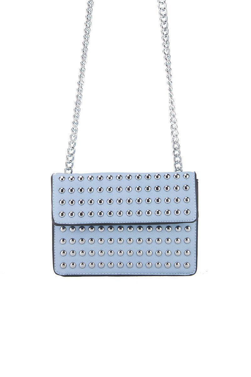 Nieve Blue Stud Crossbody Bag