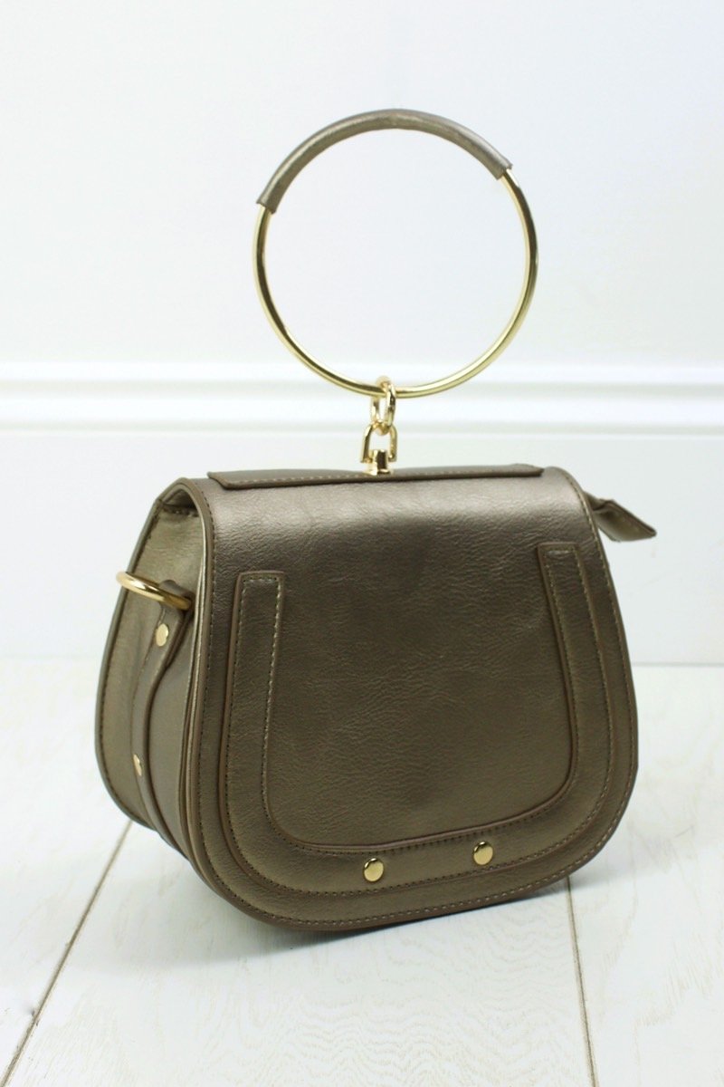 Nila Bronze Bracelet Shoulder Bag