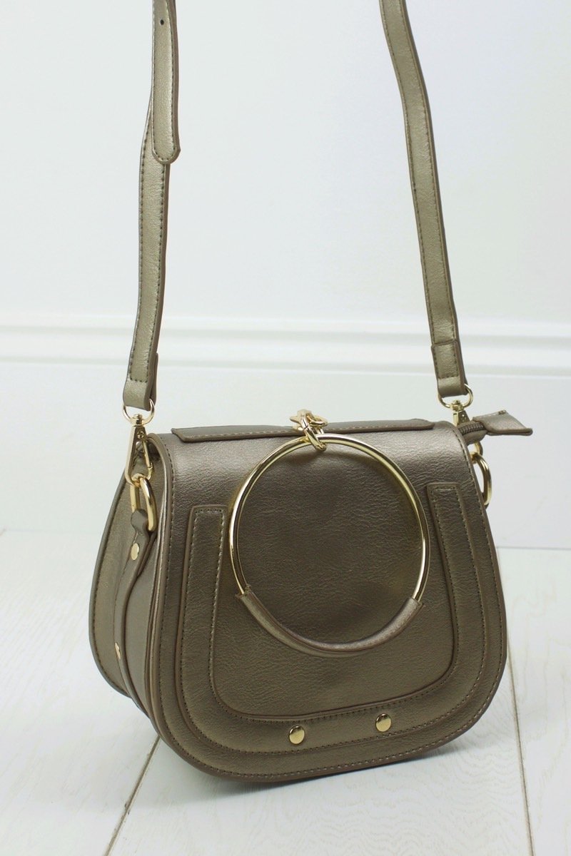 Nila Bronze Bracelet Shoulder Bag