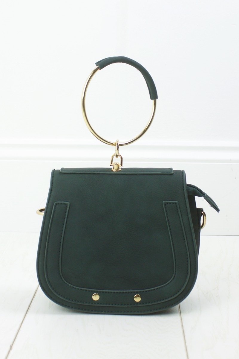 Nila Green Bracelet Shoulder Bag
