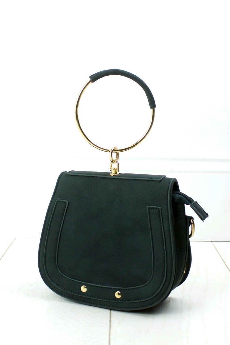 Nila Green Bracelet Shoulder Bag