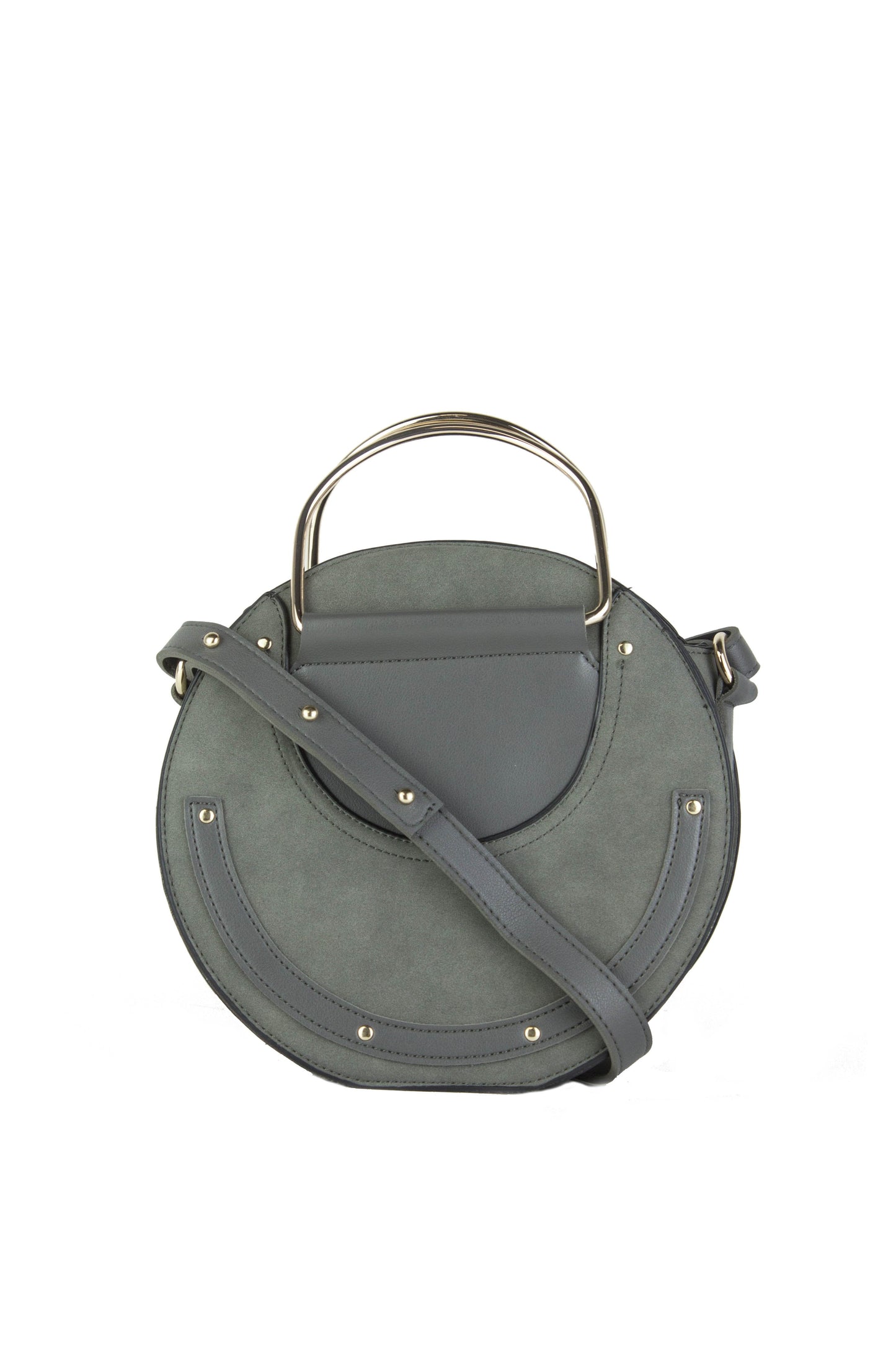 Pandora Grey Round Cross-Body Bag