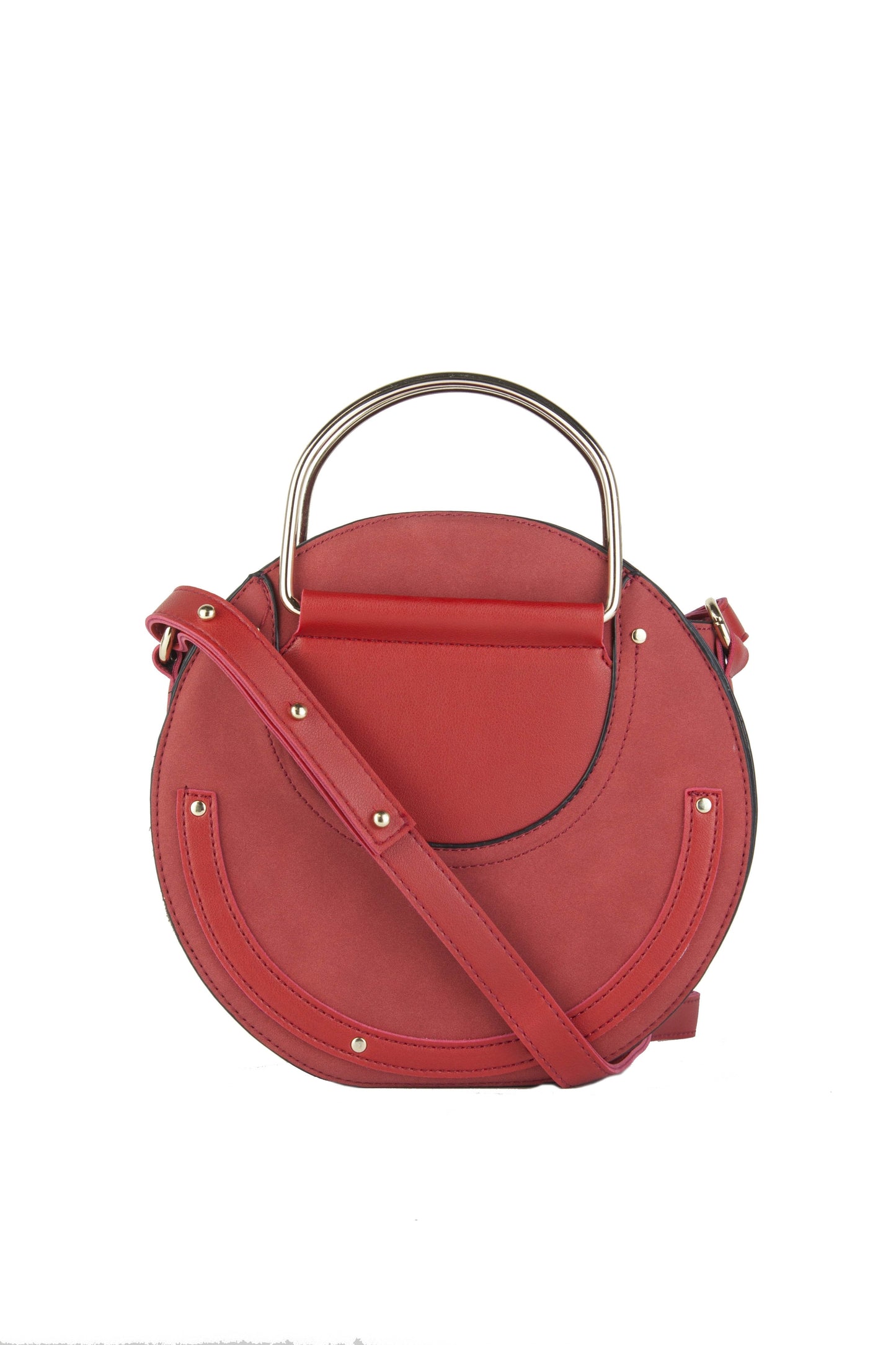 Pandora Red Round Cross-Body Bag