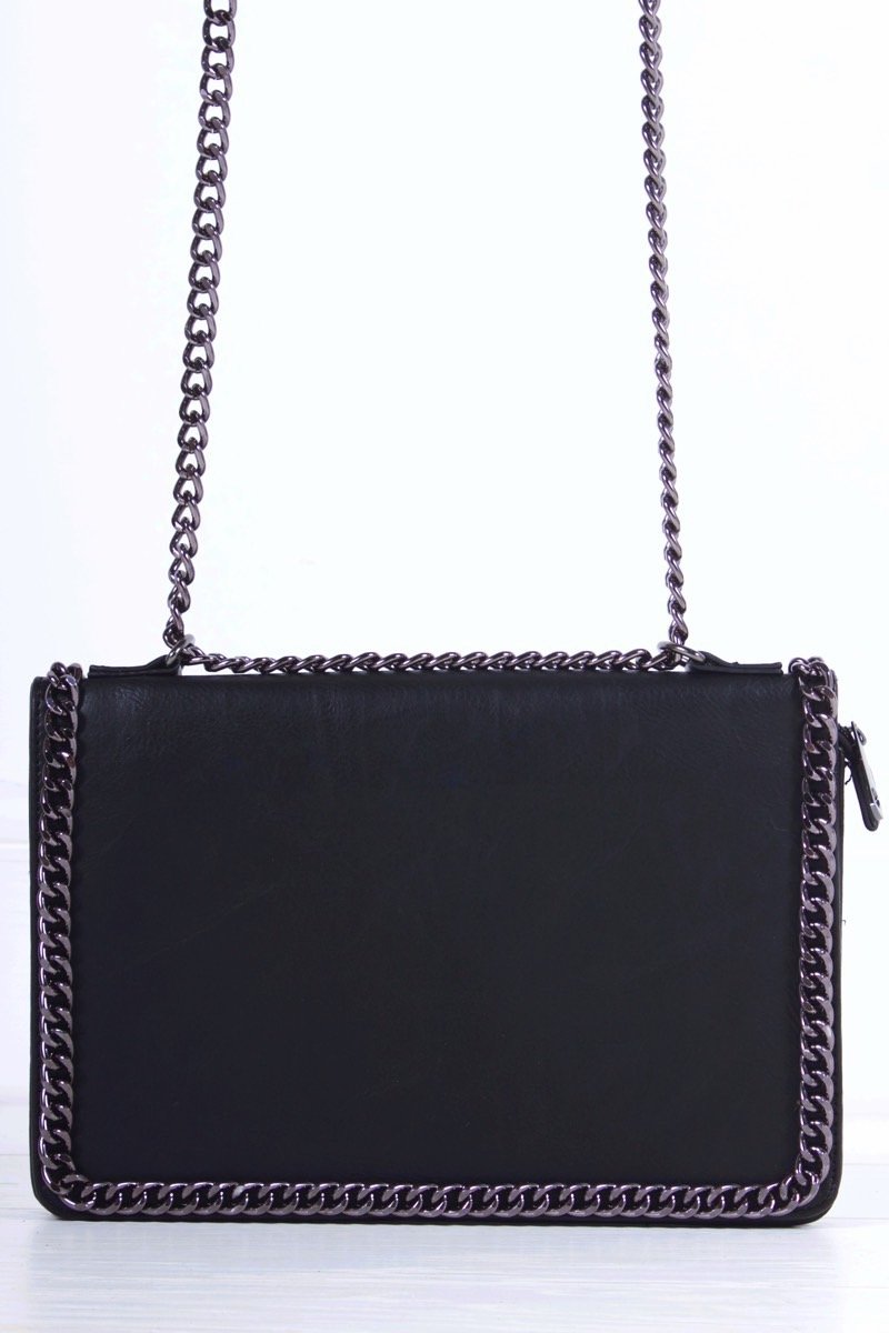 Rosie Black Chain Shoulder Bag