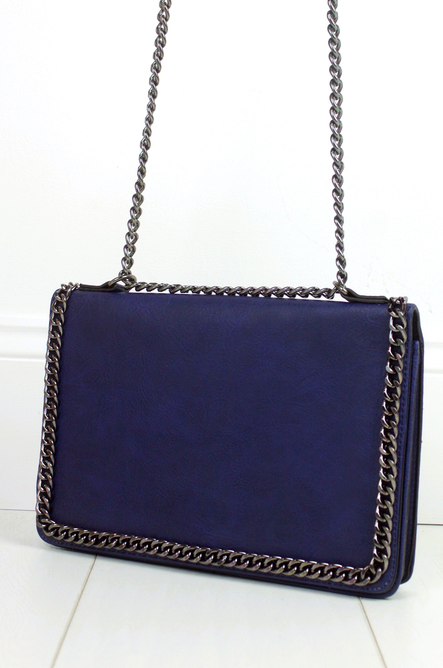 Rosie Blue Chain Shoulder Bag