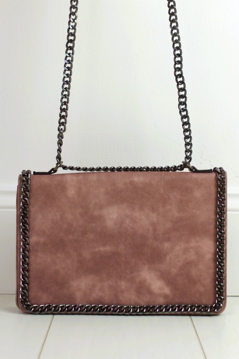 Rosie Pink Chain Shoulder Bag