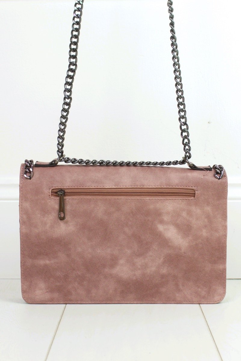 Rosie Pink Chain Shoulder Bag