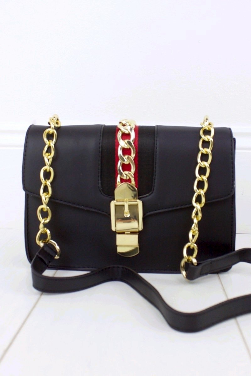 Sadie Black Mini Shoulder Bag