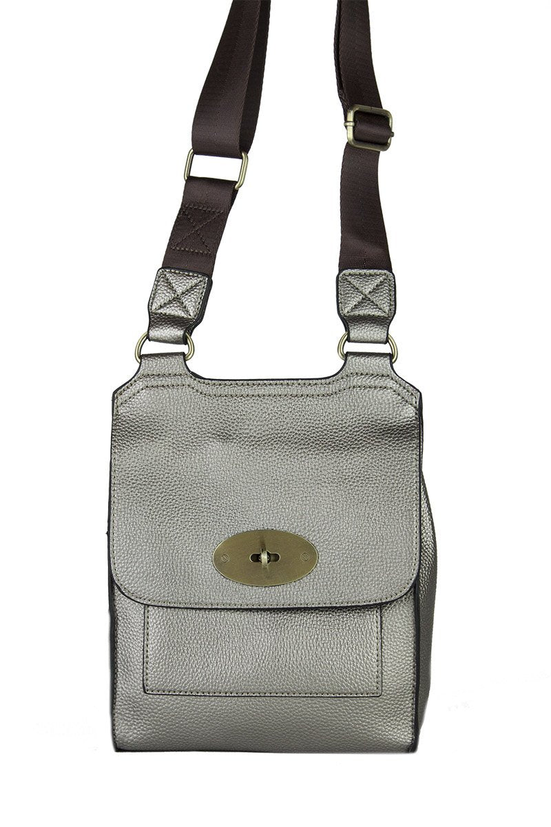 Sophia Bronze Cross Body Messenger Bag