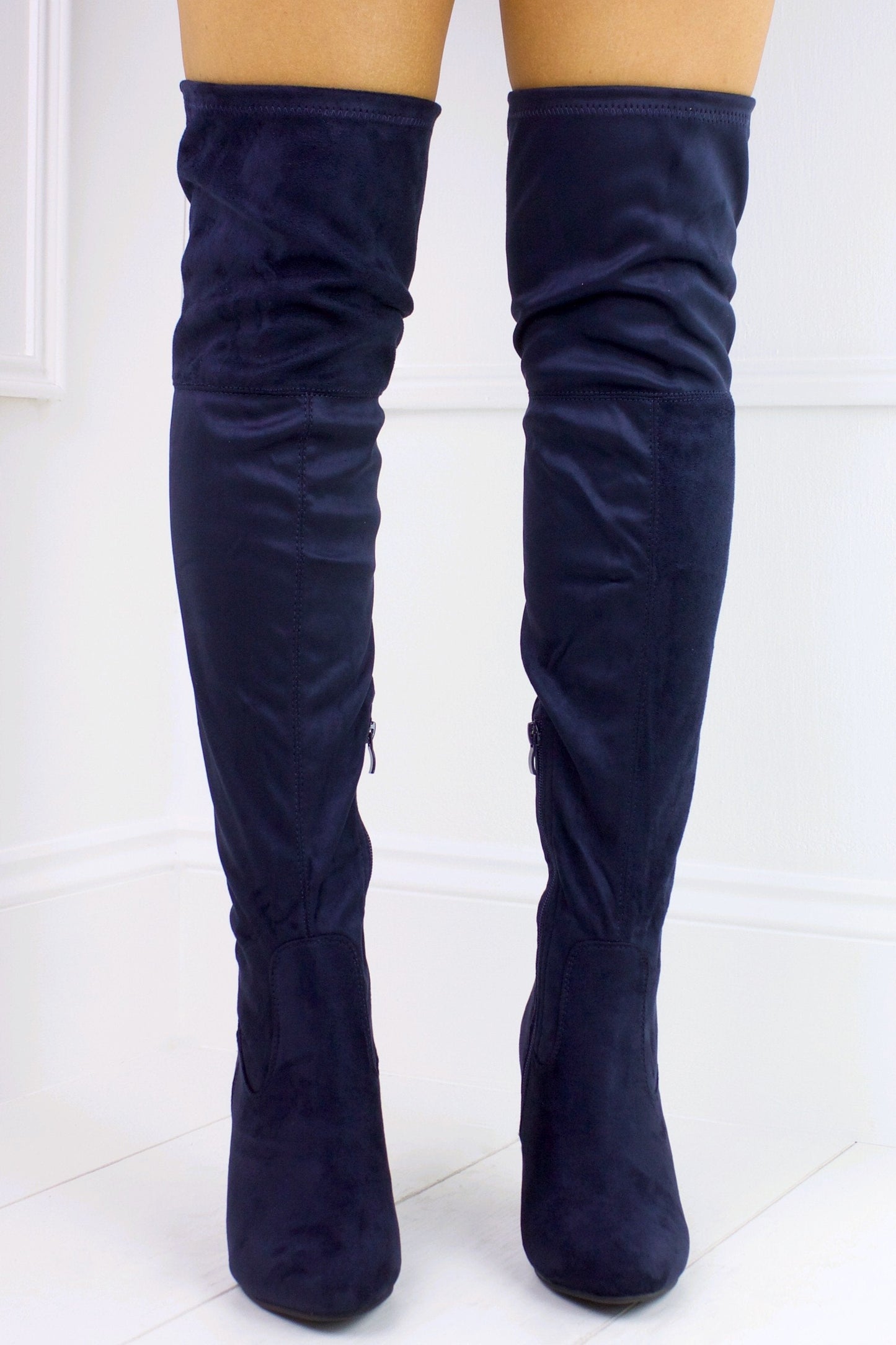 Taylor Navy Over Knee Boot