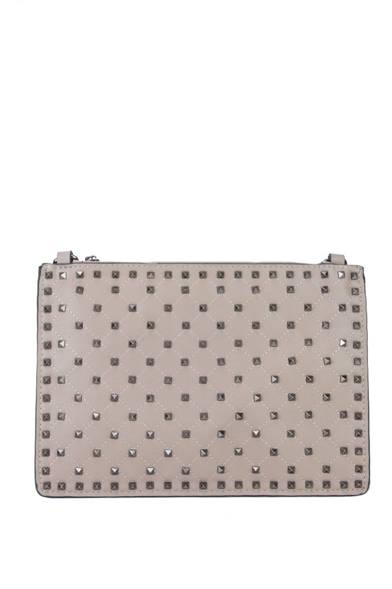 Violet Nude Stud Bag
