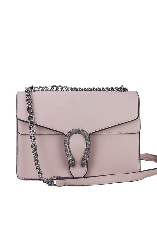 Avery Light Pink Statement Shoulder Bag