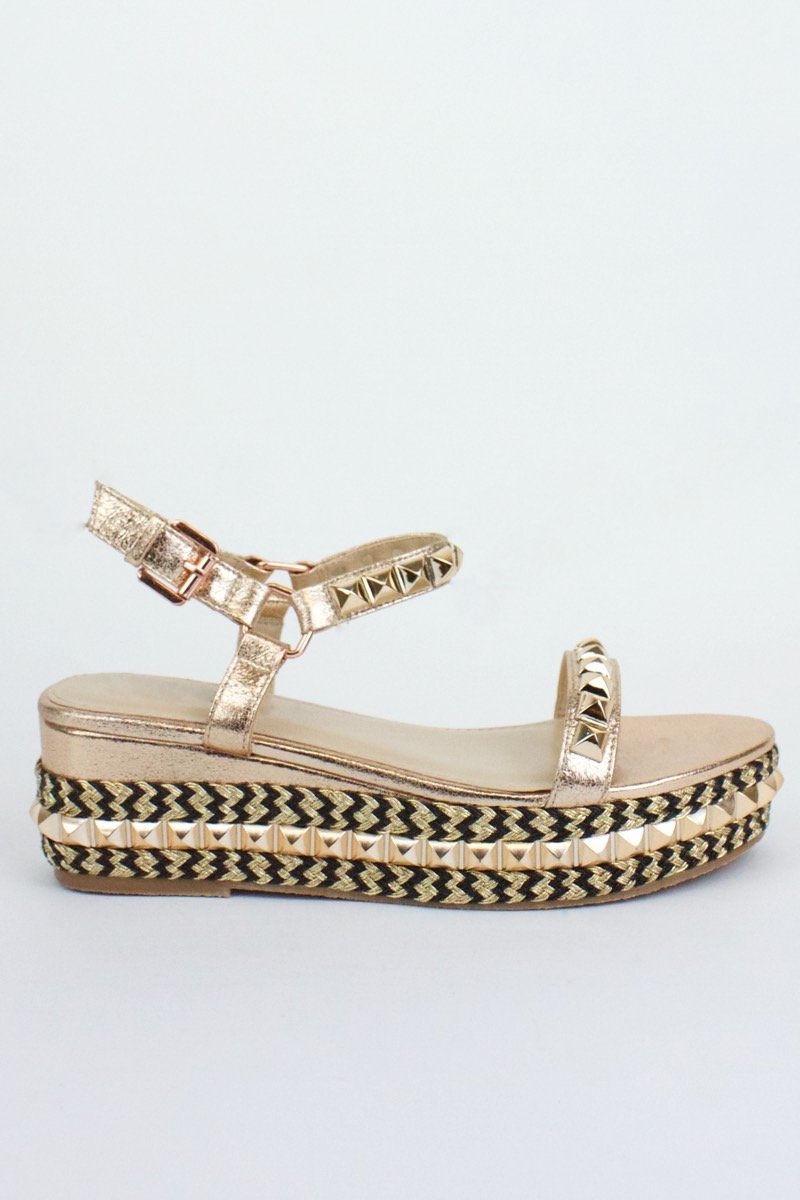 Brooke Rose Gold Stud Flatform