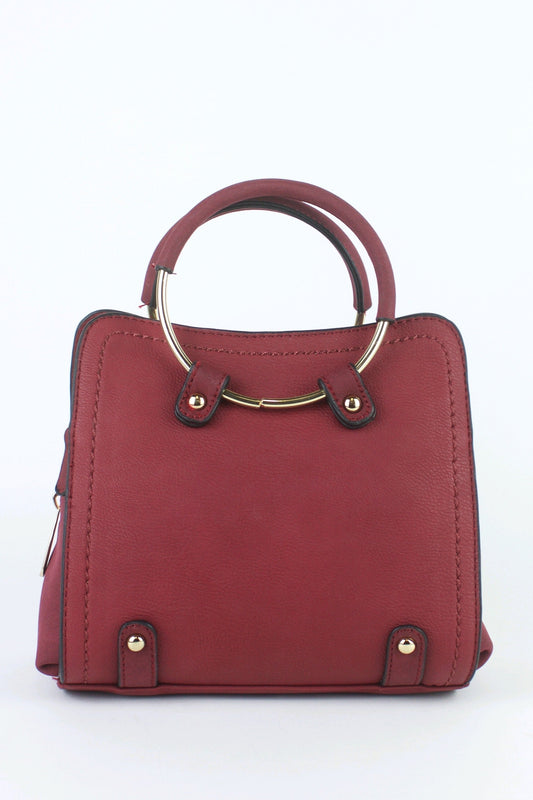 Carla Burgundy Shoulder Bag