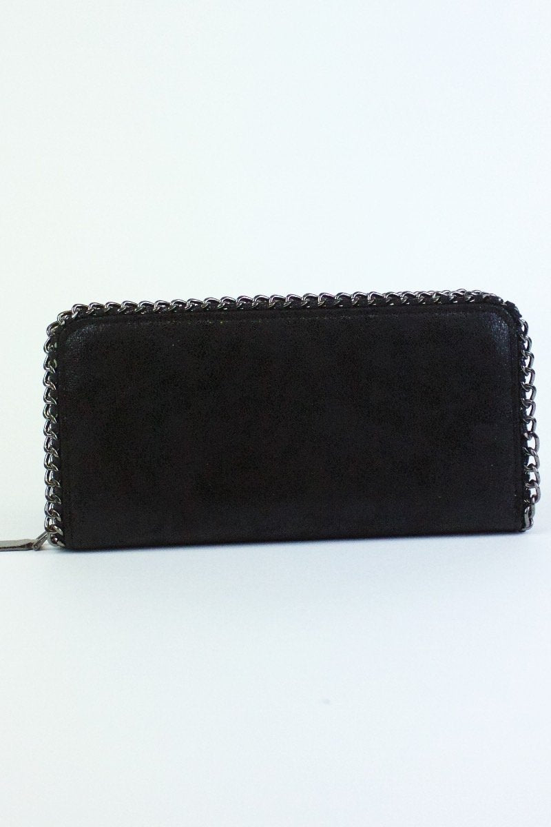 Faye Black Chain Purse