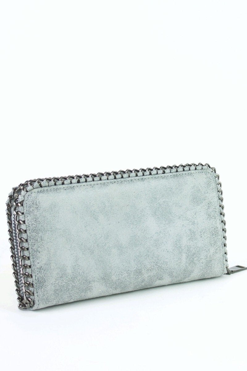 Faye Grey Chain Purse