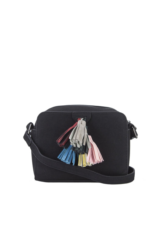 Hailey Black Tassel Shoulder Bag