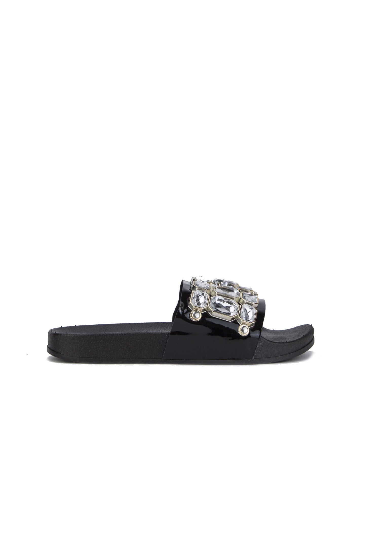 Jenabelle Black Jewel Sliders