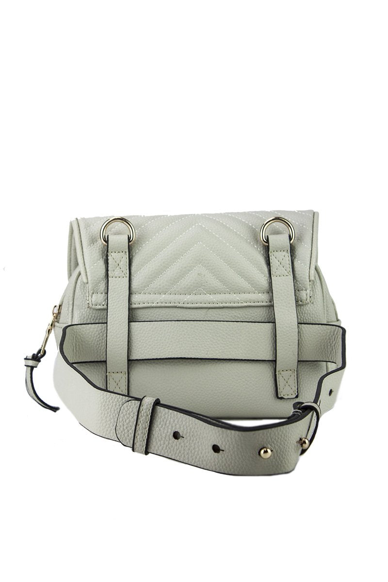 Jessica Beige Quilted Belt Bag