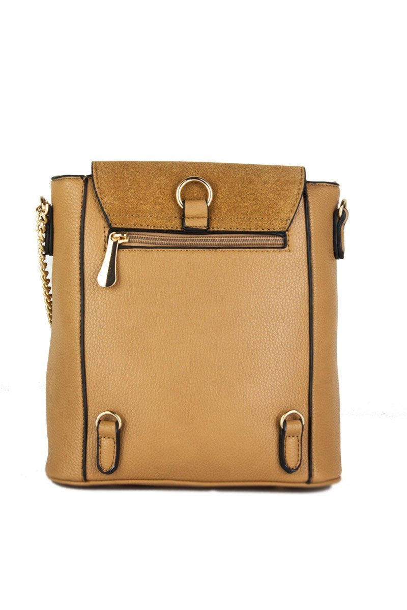 Lexi Camel Chain Backpack