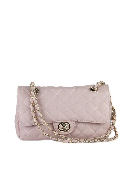 Lilly Pink Quilted Chain Bag