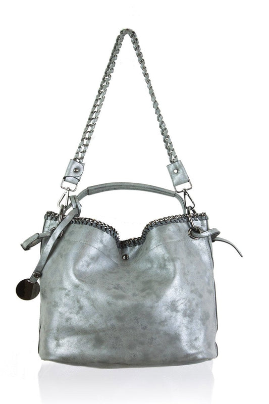 Maya Grey Shimmer Tote Bag