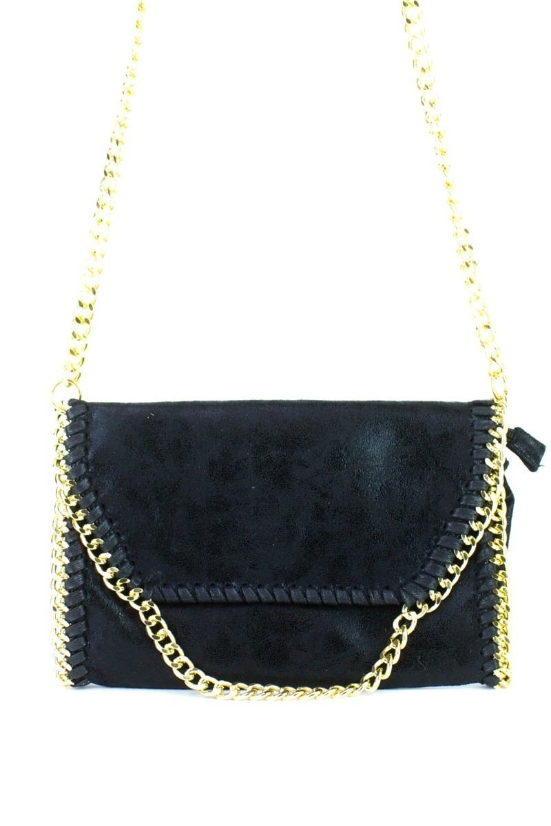 Meghan Black Chain Shoulder Bag