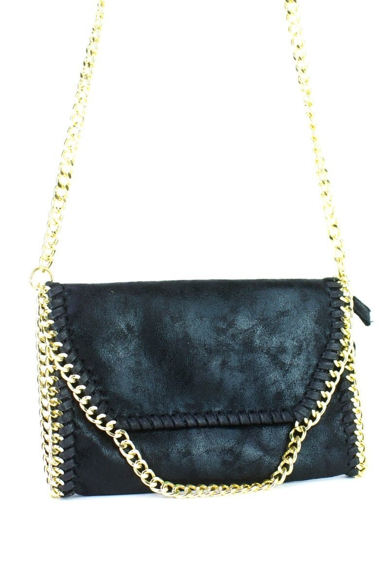 Meghan Black Chain Shoulder Bag