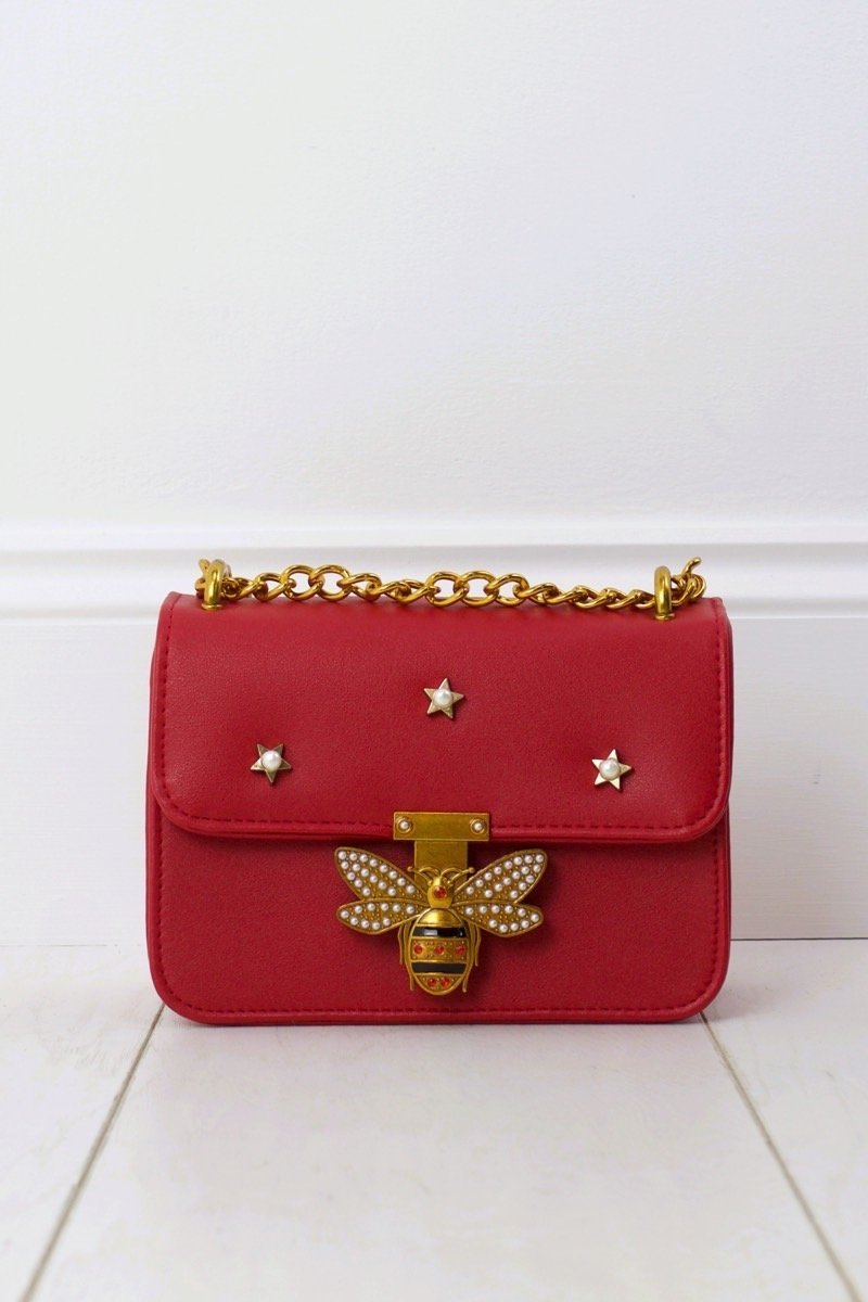 Mina Red Mini Shoulder Bag