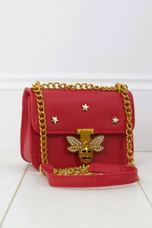 Mina Red Mini Shoulder Bag