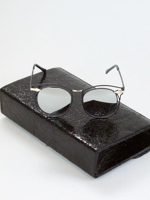 Monaco Black Oversize Sunglasses