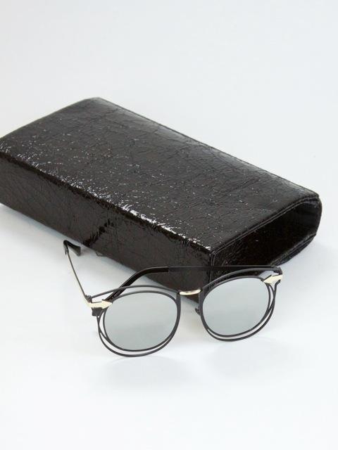 Monaco Black Oversize Sunglasses