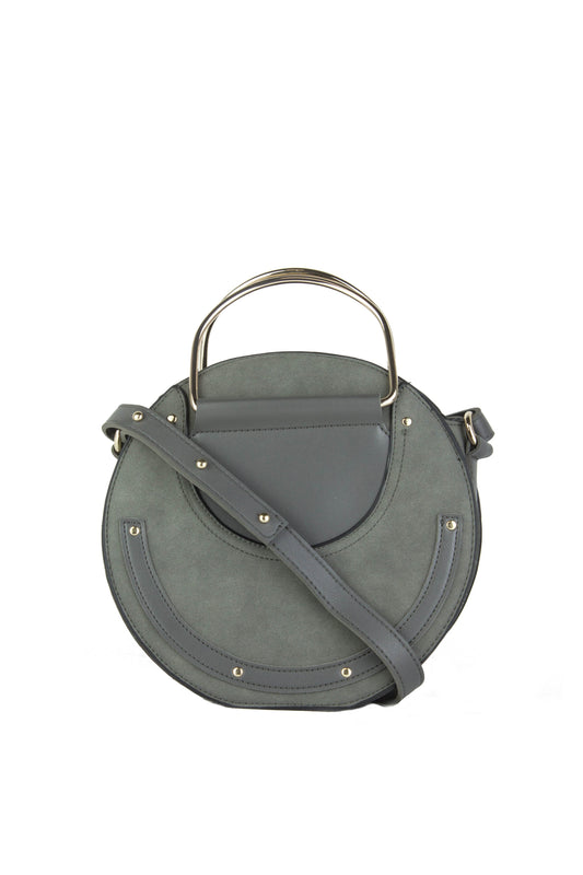 Pandora Grey Round Cross-Body Bag
